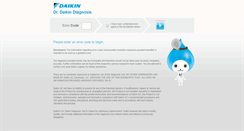 Desktop Screenshot of drdaikin.com